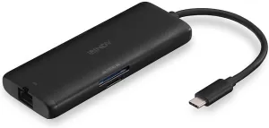 Photo de Station d'accueil portable USB-C 3.1 Lindy (Noir)