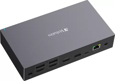 Photo de Station d'accueil portable USB-C Verbatim Pro CDS-17 (Noir)