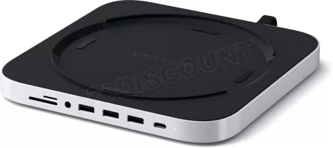 Photo de Station d'accueil Satechi Stand & Hub Mac Mini NVMe (Argent)