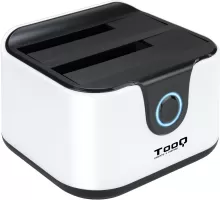 Photo de Station d'accueil USB 3.0 TooQ TQDS-802 pour 2x S-ATA (Blanc)