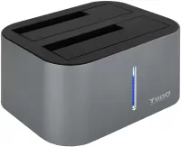 Photo de Station d'accueil USB 3.1 TooQ TQDS-805 pour 2x S-ATA (Gris)