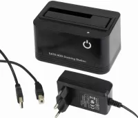 Photo de Station d'accueil USB 3.2 Gembird pour 1x disque dur 2,5" ou 3,5" (Noir)