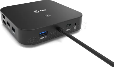 Photo de Station d'accueil USB-C I-Tec Dual Display Docking Station (Noir)