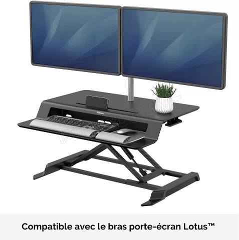 Photo de Station de travail Assis-Debout Fellowes Lotus LT (Noir)