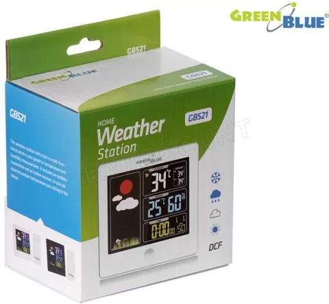 Photo de Station météorologique GreenBlue GB521 DCF (Blanc)