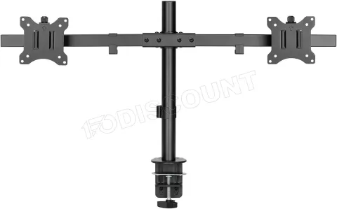 Photo de Support double-écran à fixer Goobay 17"-32" (9kg max) (Noir)