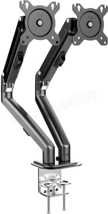 Photo de Support Double-écran à fixer Maclean MC-861N de 13" à 27" (7kg max)