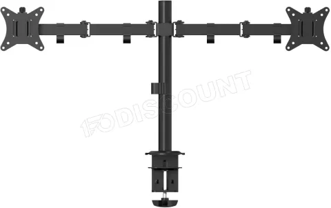 Photo de Support double-écran à fixer T'nB Ergo Fix Dual 17"-32" (9kg max) (Noir)
