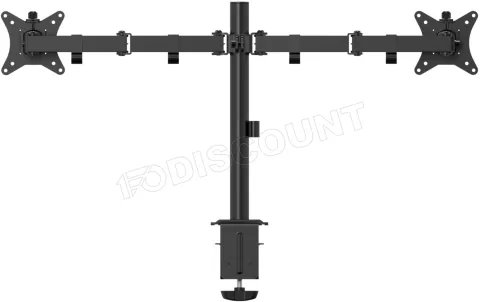 Photo de Support double-écran à fixer T'nB Ergo Fix Dual 17"-32" (9kg max) (Noir)