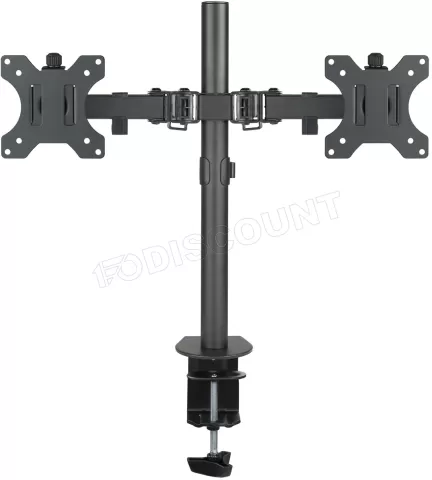 Photo de Support double-écran à fixer Tooq DB1232TN 13"-32" (8kg max) (Noir)