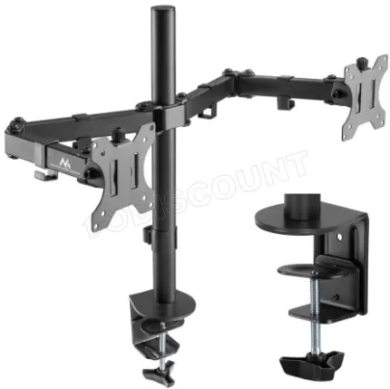 Photo de Support Double-écran à poser Maclean MC-884 de 17" à 32" (16kg max)