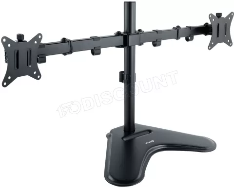 Photo de Support double-écran à poser Tooq DB1702TN 17"-32" (9kg max) (Noir)