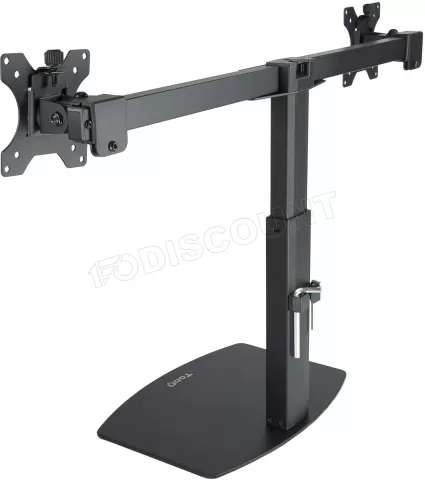 Photo de Support double-écran à poser Tooq DB1727TN 17"-27" (6kg max) (Noir)