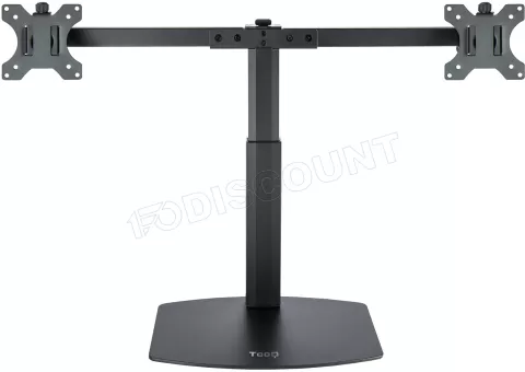 Photo de Support double-écran à poser Tooq DB1727TN 17"-27" (6kg max) (Noir)