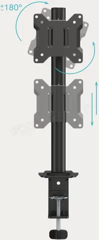 Photo de Support écran à fixer Tooq DB1130TN-B 17"-32" (10kg max) (Noir)