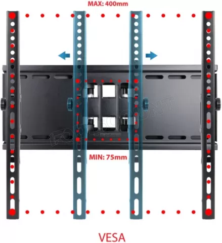 Photo de Support mural pour écran Esperanza Titan de 26" à 70" (55kg max)