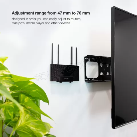 Photo de Support mural pour Mini-PC TooQ TQMPM4776 5kg max