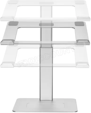 Photo de Support / réhausseur Gembird NBS-D1-02 pour ordinateur portable 15.6"max (Argent)