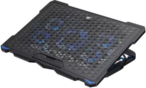 Photo de Support / réhausseur Havit F2076 RGB pour ordinateur portable 17"max (Noir)
