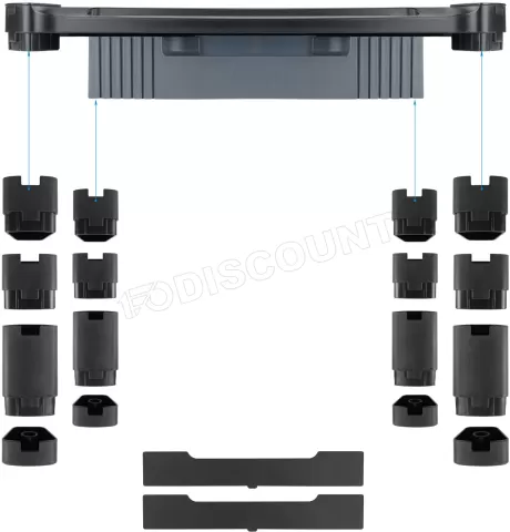 Photo de Support / Rehausseur pour Ecran TooQ MMPSSD01 10kg max (Noir)