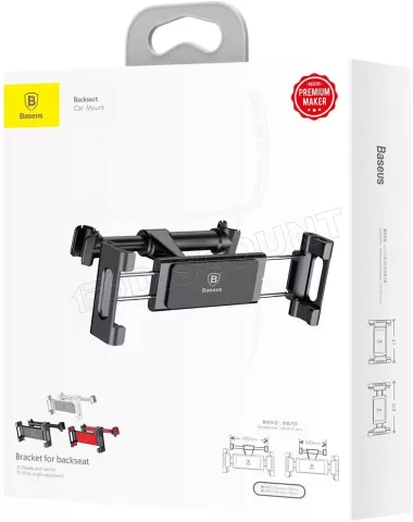 Photo de Support tablette universel de voiture pour appuie-tête Baseus (Noir)