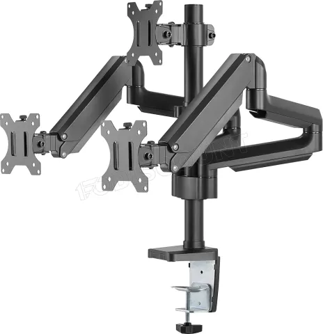 Photo de Support Triple écran à fixer Deltaco ARM-0352 (24kg max) (Noir)