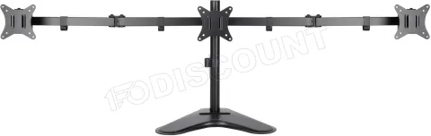 Photo de Support triple-écran à poser Tooq DB1704TN 13"-27" (7kg max) (Noir)