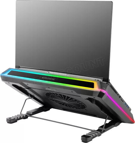 Photo de Support ventilé Mars Gaming MNBC-Ultra RGB 18"max (Noir)