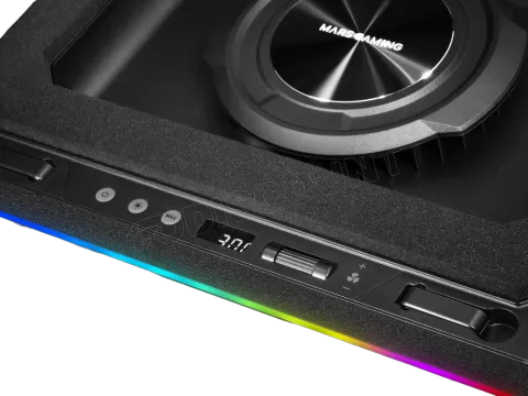 Photo de Support ventilé Mars Gaming MNBC-Ultra RGB 18"max (Noir)