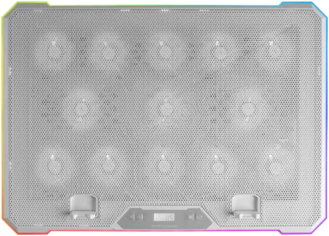 Photo de Support ventilé Mars Gaming MNBC13 RGB 17"max (Blanc)