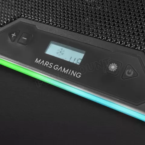 Photo de Support ventilé Mars Gaming MNBC13 RGB 17"max (Noir)