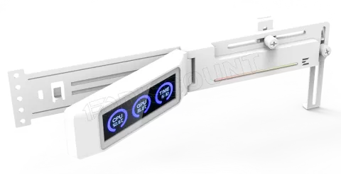 Photo de Support Zalman ZM-VS3 DS pour cartes graphiques (Blanc)
