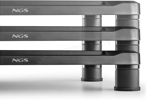 Photo de Support/Réhausseur à poser NGS Screen Stand pour écran 20kg max (Noir)