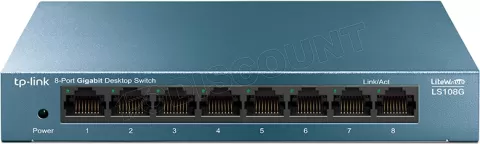 Photo de Switch réseau ethernet Gigabit TP-Link LiteWave LS108G 8 ports