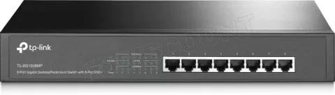 Photo de Switch réseau ethernet Gigabit TP-Link SG1008MP - 8 ports PoE+ (Métal)