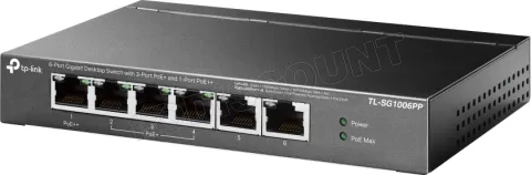 Photo de Switch réseau éthernet Gigabit TP-Link TL-SG1006PP - 6 ports