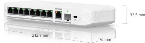 Photo de Switch réseau ethernet Gigabit UbiQuiti UniFi Flex - 8 ports