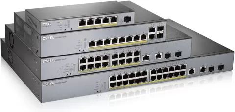 Photo de Switch réseau ethernet Gigabit Zyxel CCTV GS1350-HP - 18 ports dont 16x PoE+