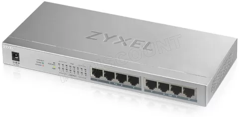 Photo de Switch réseau ethernet Gigabit Zyxel GS1008-HP - 8 ports dont 8x PoE