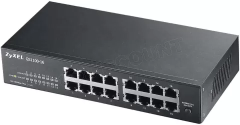 Photo de Switch réseau ethernet Gigabit Zyxel GS1100 v3 - 16 ports