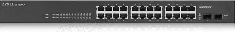 Photo de Switch réseau ethernet Gigabit Zyxel GS1900 - 24 ports