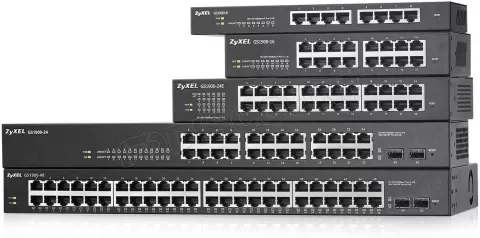 Photo de Switch réseau ethernet Gigabit Zyxel GS1900-HP v2 - 48 ports dont 24x PoE