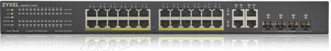 Photo de Switch réseau ethernet Gigabit Zyxel GS1920HP v2 - 24 ports dont 24x PoE (Noir)