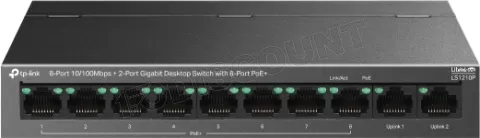 Photo de Switch réseau ethernet TP-Link Omada LS1210P - 10 ports dont 8x PoE+