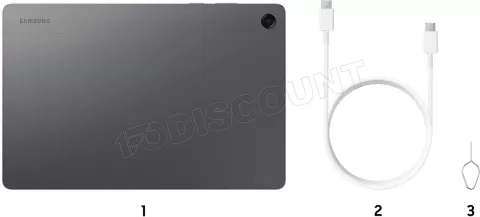 Photo de Tablette Samsung Galaxy Tab A11+ 5G 11" 8-256Go (Gris)