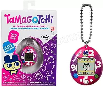 Photo de Tamagotchi Original coque violet/rose horloge
