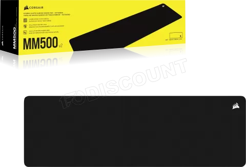 Photo de Tapis de Souris Corsair MM500 v2 - Taille XL (Noir)