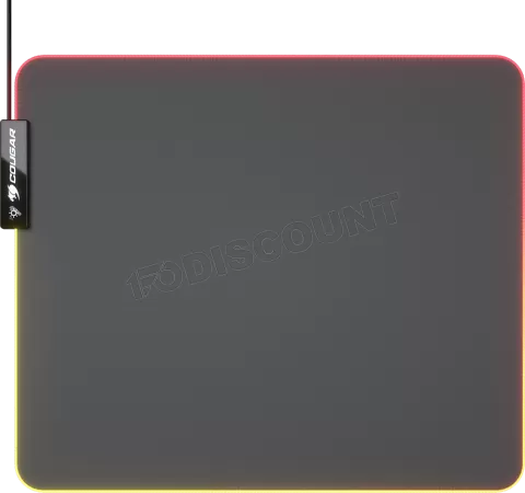 Photo de Tapis de Souris Cougar Neon RGB - Taille M (Noir)