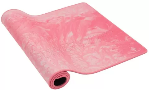 Photo de Tapis de souris Gamer Deltaco PMP85 Stitched edges - Taille XXL (Rose)