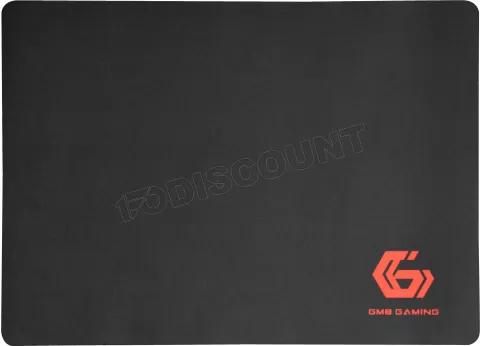 Photo de Tapis de souris Gamer Gembird - Taille M (Noir/Rouge)